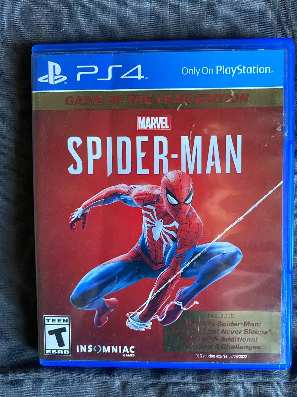 PlayStation PS4 Marvel Spider-Man - Red Game of the Year Edition